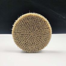 批发工业圆盘刷PVC猪鬃小毛刷抛光机圆形文玩核桃软毛清洁猪鬃E18