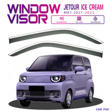 适用于奇瑞QQ冰淇淋晴雨挡雨遮阳Jetour Ice Cream Window visor