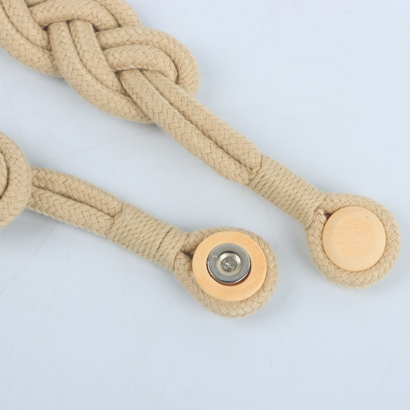 Cloth with pigtail, belt, accessory, American style, simple and elegant design 4