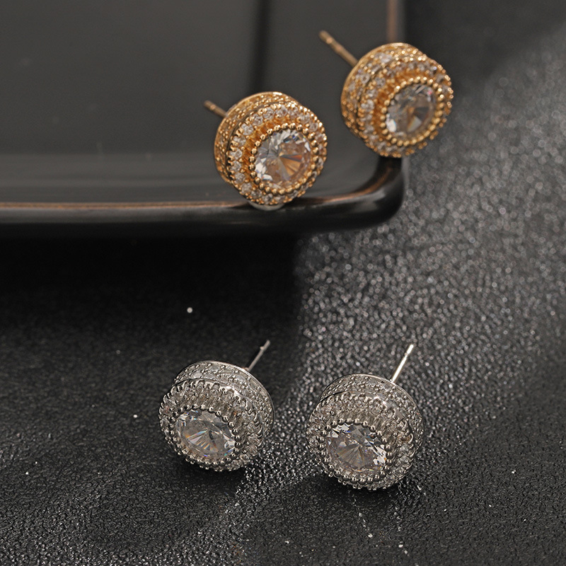 Cool Men’s Stud Earrings Minimalist Stainless Steel Hypoallergenic_voghion.com