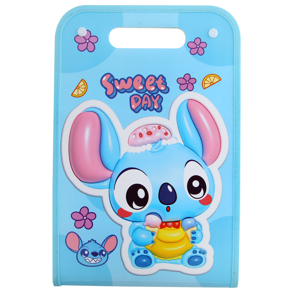 Clasificación de asignaturas Carpeta de papel de prueba Kapibara a4 Carpeta multicapa Estudiantes con inserción de papel de prueba de clasificación de secundaria secundaria secundaria