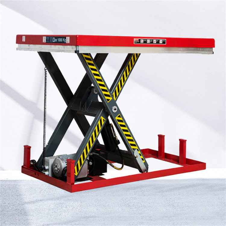 固定剪叉式升降机高空作业升降货梯电动平台 液压举升可移动