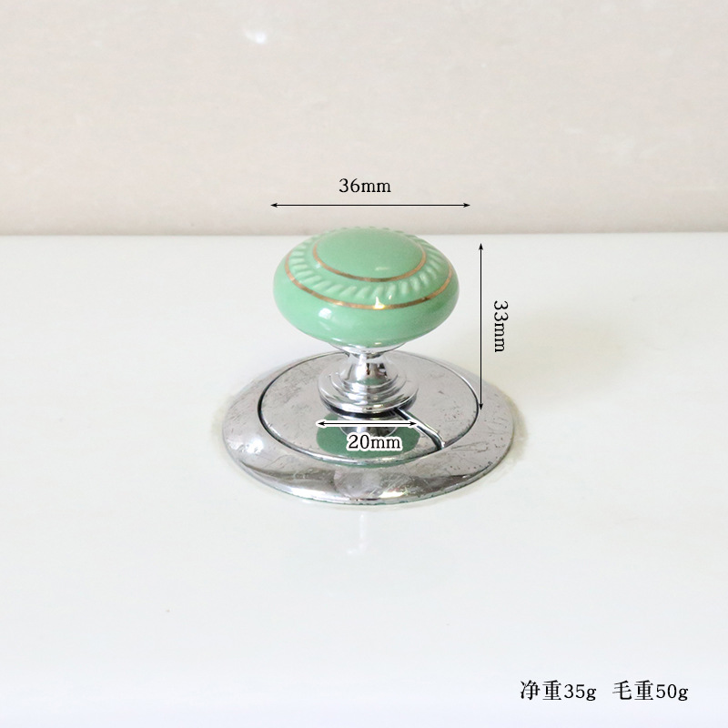 Color redondo inodoro prensa creativa inodoro tanque de agua botón auxiliar Dispositivo de moda Botón de amor