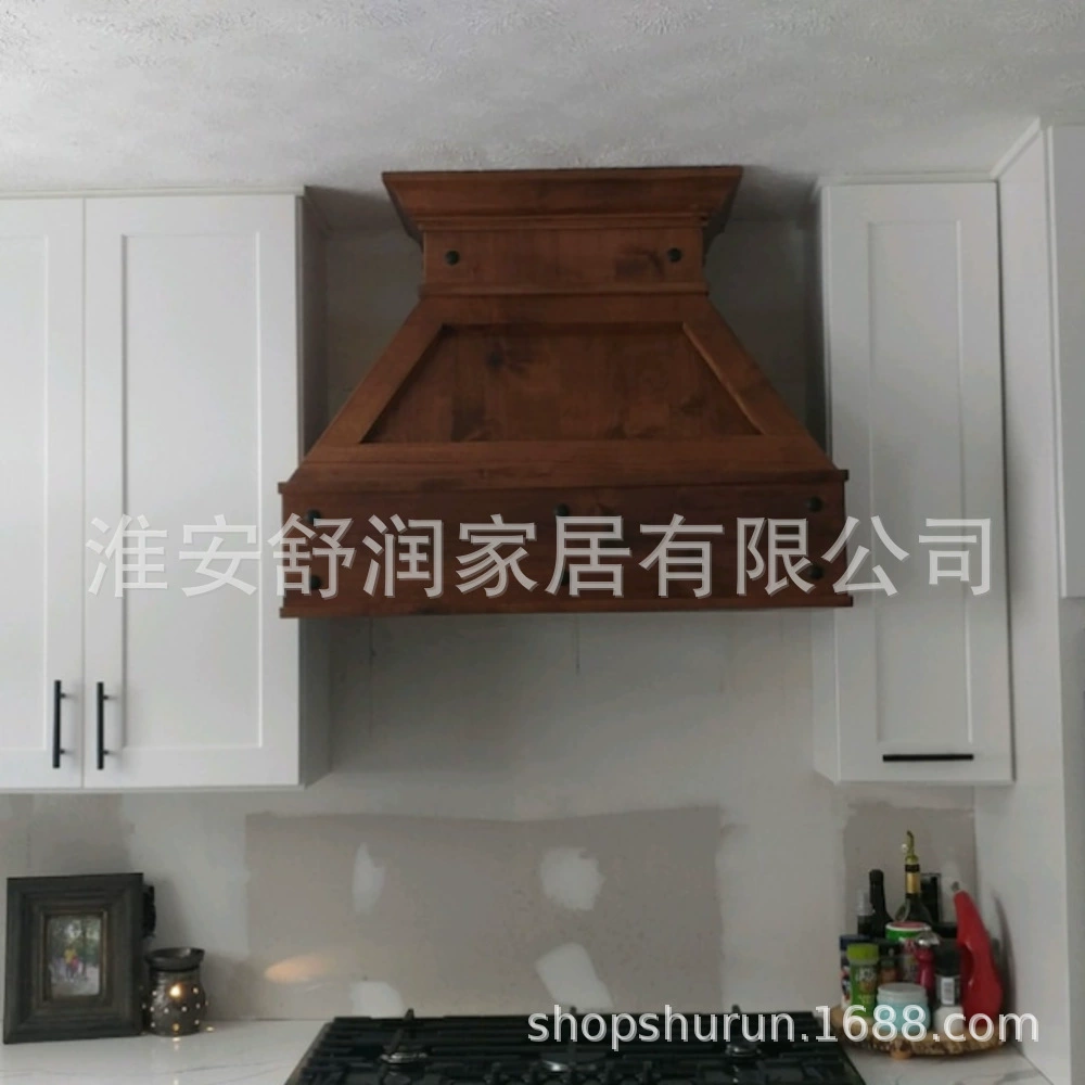 Трансграничные популярные кухонные принадлежности, вытяжка из цельного дерева, новая домашняя вилла, новая вытяжка из бука в китайском стиле, вытяжка