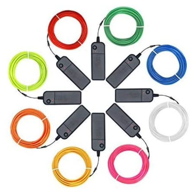 Импортное производство материалов el2.3 Cold Light Специальный яркий EL светящийся экран сценический реквизит декоративная световая линия