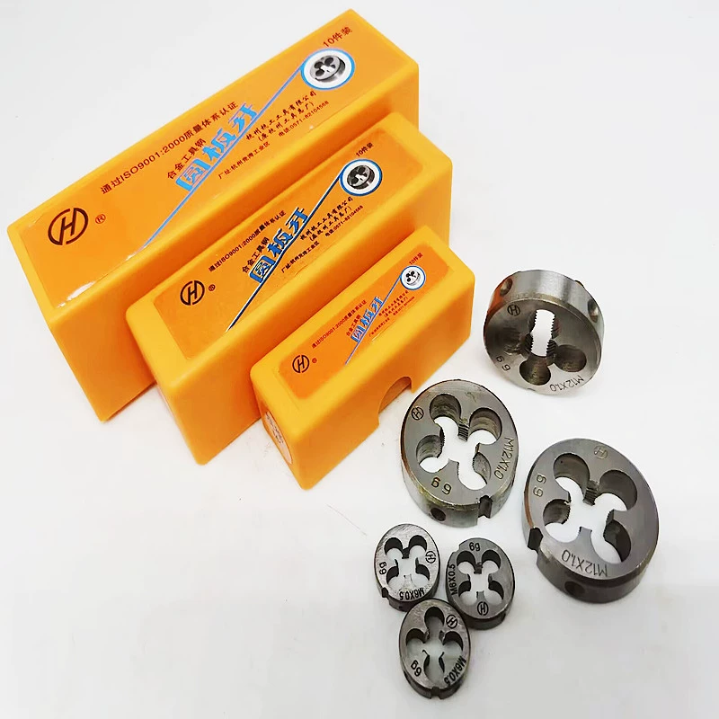 Пресс-форма круглая марки Hangzhou Hanggong, из легированной инструментальной стали, ручная, 3м4м5м6м8м10м12-M48, оптом