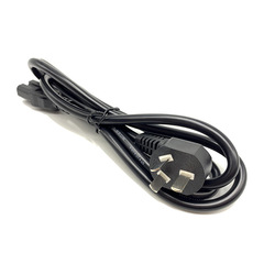 All-copper national standard power cord 3-core 1 square 1.5 meters with plug three-throw connection line three-hole rice cooker computer cable