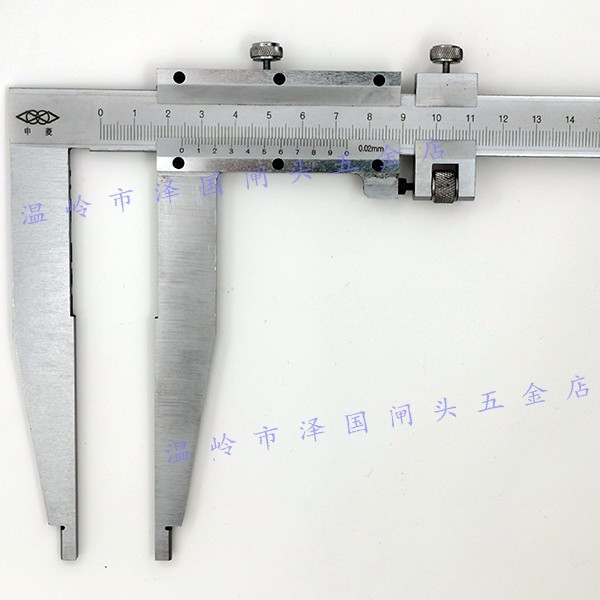 ✅长爪卡尺0-300/500/600/1000mm加长爪游标卡尺大直径外径