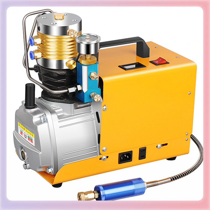 ✅高压打气机30mpa高压气泵40mpa小型单缸水冷电动充气泵冲气智能