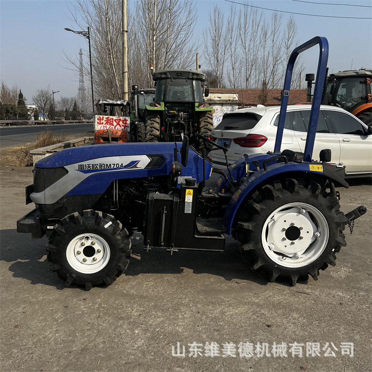 新款雷沃704大棚王拖拉机 低矮型四驱果园耕地机 水旱两用拖拉机