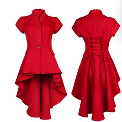 Vintage Folk Jacket Red