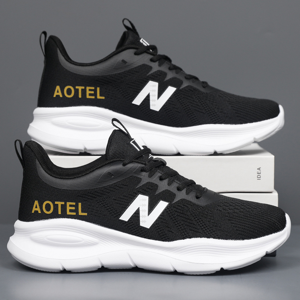 Running Shoes for Men and Women, Spring & Fall White Shoes, Cool Running Shoes, Lightweight Shock-Absorbing Breathable Jogging Shoes, High-Elastic Soft-Soled Sports Shoes for Men