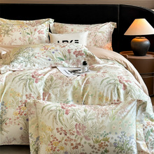 2025新品-60S全棉数码印花长绒棉四件套（礼盒包装）轻奢长绒棉