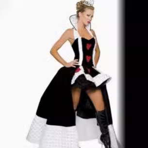 Code Red Heart Queen Queen Costume Halloween Costume Witch Costume Vampire Devil Costume Performance Costume