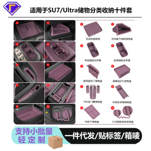 适用于小米SU7/YU7充电口防水盖硅胶连体防尘保护车载配件-阿里巴巴