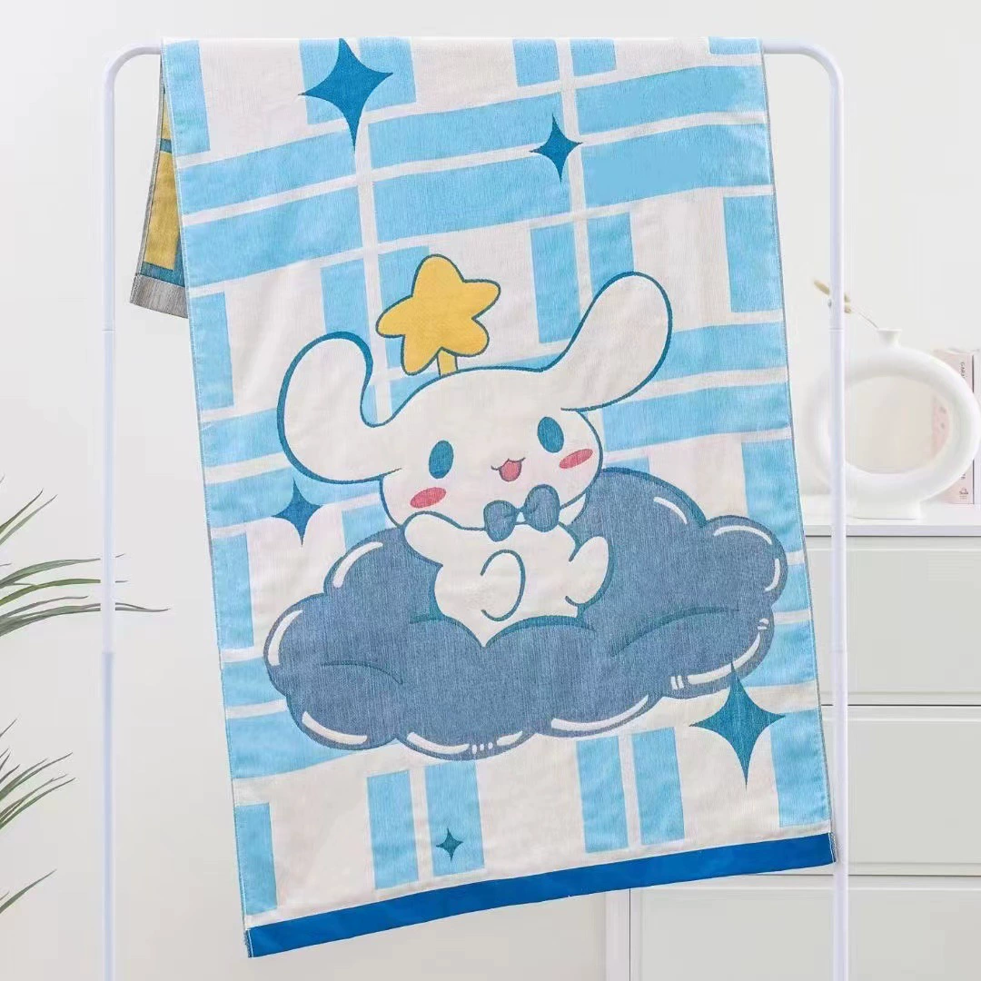 Хлопковое милое мультфильм multifunctional банное полотенце, поглощающее воду
