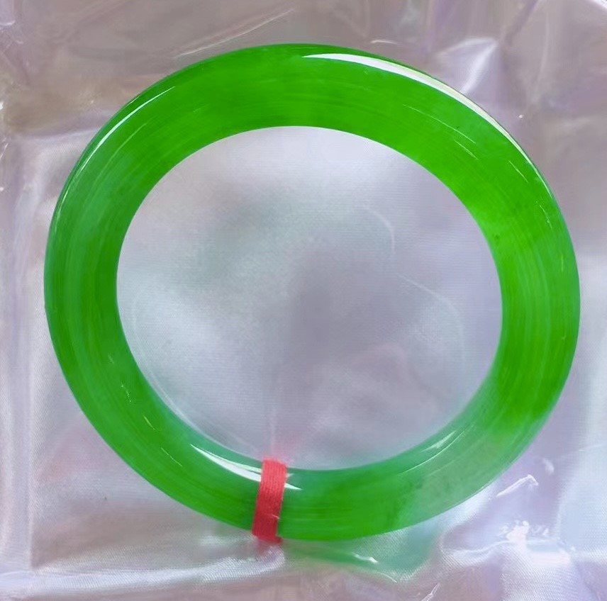 Pulseira de jade birmanês natural tipo A pulseira de jade_voghion.com