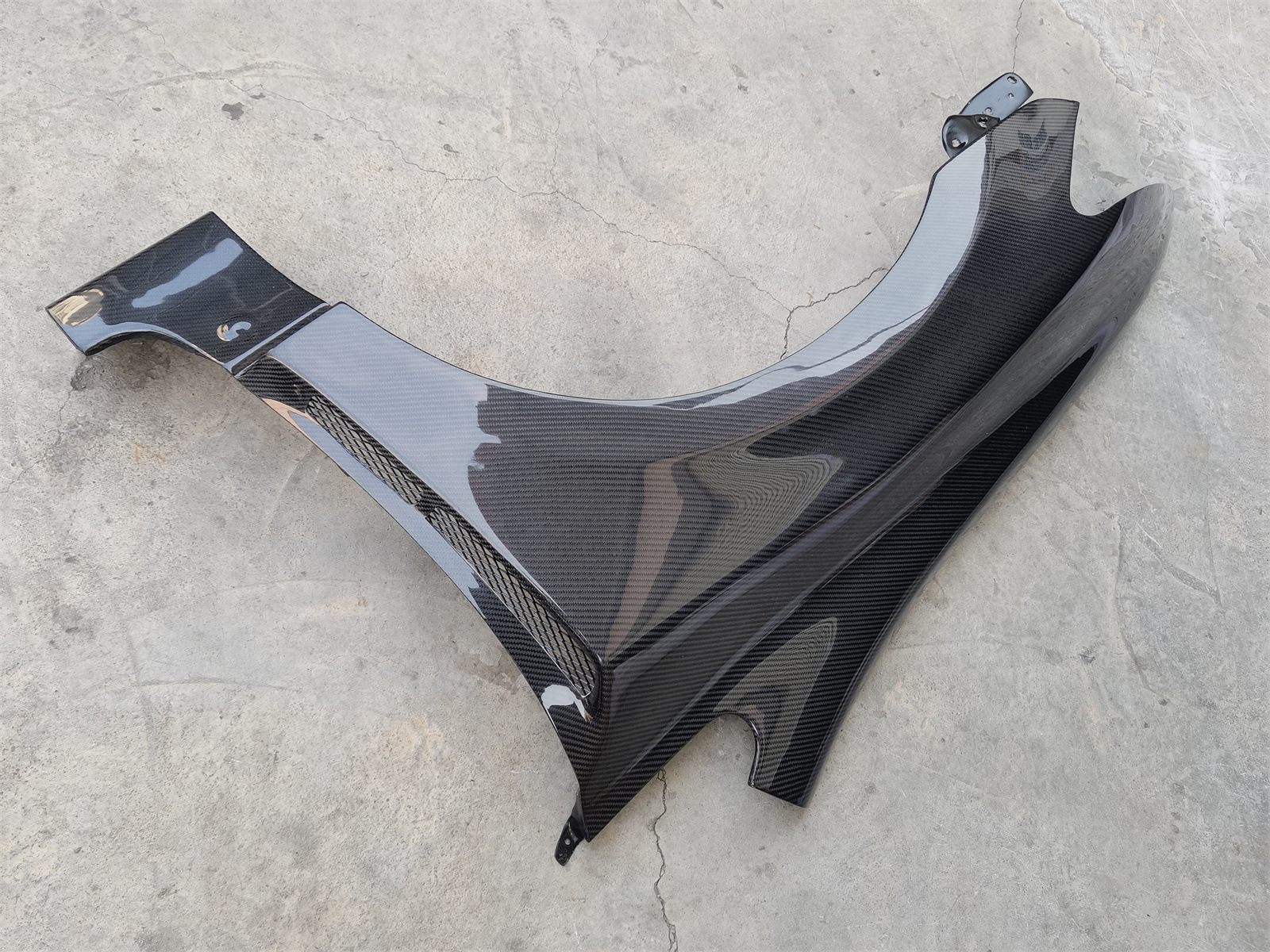 Suitable for Honda Civic FD2 fender modification with open hole wide body lightweight carbon fiber heat dissipation fender