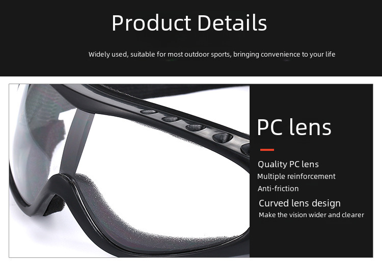 Outdoor goggles Motorcycle riding sports goggles windstorm fans tactical equipment ski glasses_voghion.com