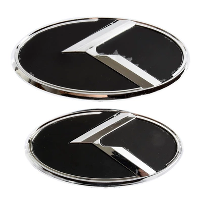 Car logo — K grille logo, rear logo