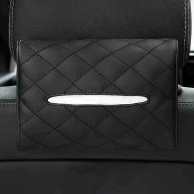 Car Hanging Tissue Paper, Car tissue box/set - pure-blackcar-tissue-box