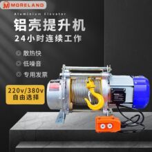 电动铝壳提升机吊机小型微型起重机1吨卷扬机 家用电葫芦