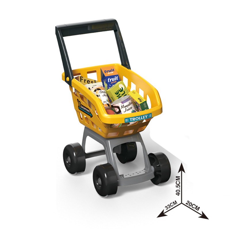 Comercio exterior para niños simulación supermercado cajero refrigerador spray escaneo tarjeta de crédito jugar casa carrito de compras supermercado juguete