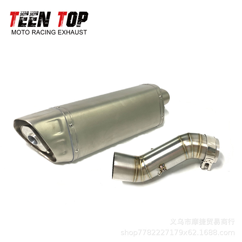 Suitable for Honda Cb400F Cb400X Cbr400R Mid-Tail Exhaust Pipe Scorpio Ar Carbon Fiber Tail Section