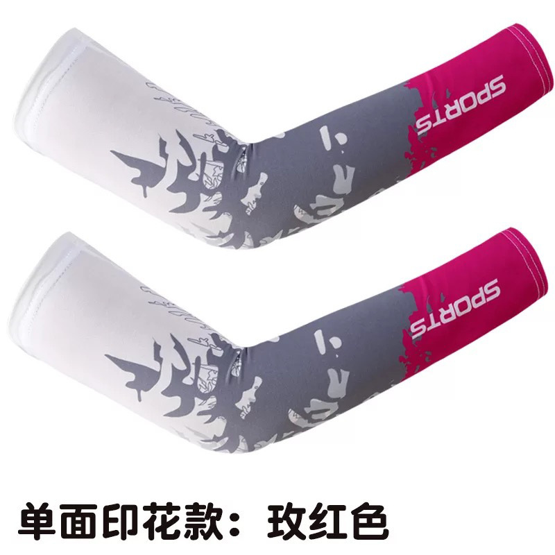 Manga de hielo de los hombres de verano deportes al aire libre ovisleeve a prueba de Sol de conducción de las mujeres transpirable delgada manga del brazo de protección solar