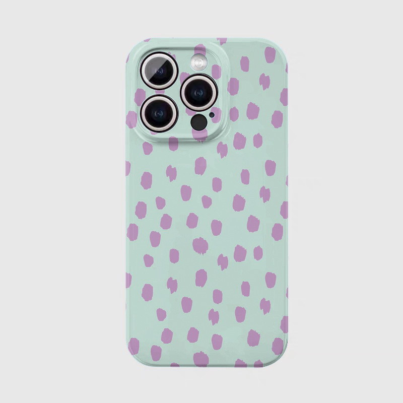 Casual Spotted Phone Case Suitable for Apple 17Pm/16E/13Pro12/11/8P/X Film Hard Case