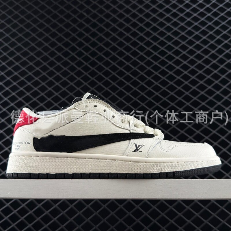 Putian Shoes New Aj1 Low Original Retro Sneakers for Men and Women Same Style Low-Cut Barb Joint Basketball Shoes