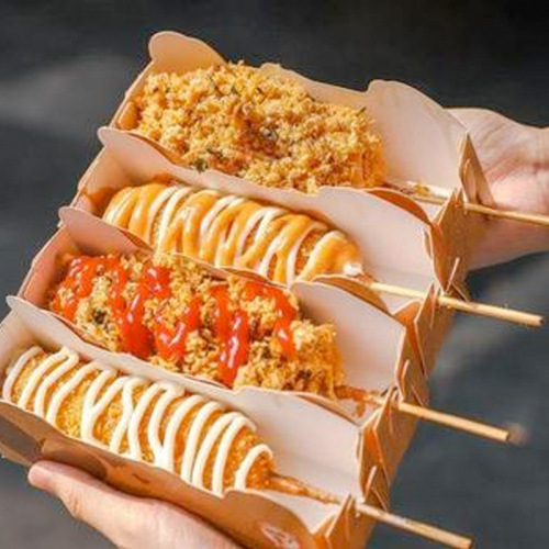 Disposable corn skewers barbecue bamboo skewers candied haws skewers Malatang grilled hot dog skewers popsicle sticks skewers fragrant bamboo skewers