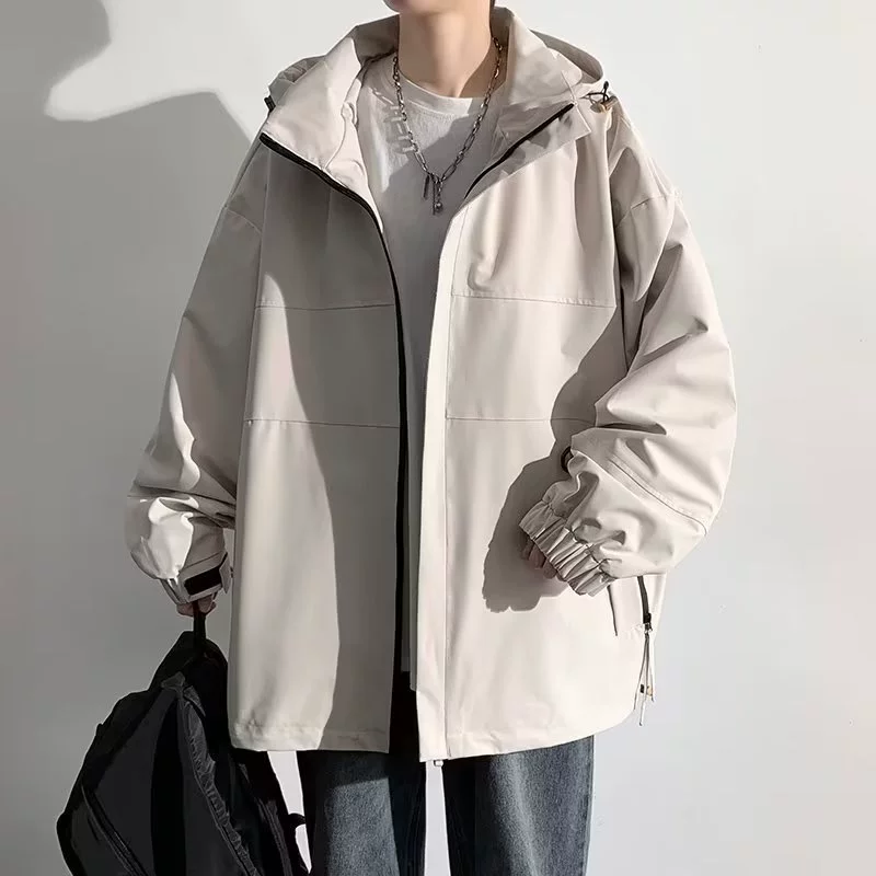 Брендовая трендовая осенняя куртка с капюшоном для отдыха для мужчин и женщин, американский стиль, оверсайз
