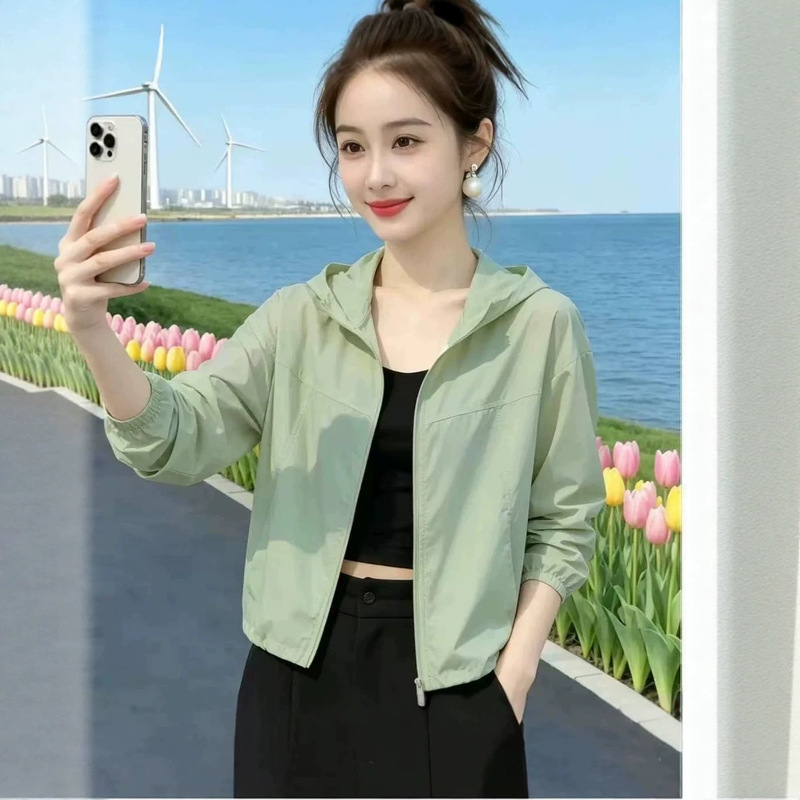 2026 Summer Sun Protection Clothing for Women, Casual Outdoor Wear, Uv Protection, Ice-Feel Breathable, Loose Fit, Outdoor Sports Cardigan Jacket 2026 Summer Sun Protection Clothing for Women, Casual Outdoor Wear, Uv Protection, Ice-Feel Breathable, Loose Fit, Outdoor Sports Cardigan Jacket