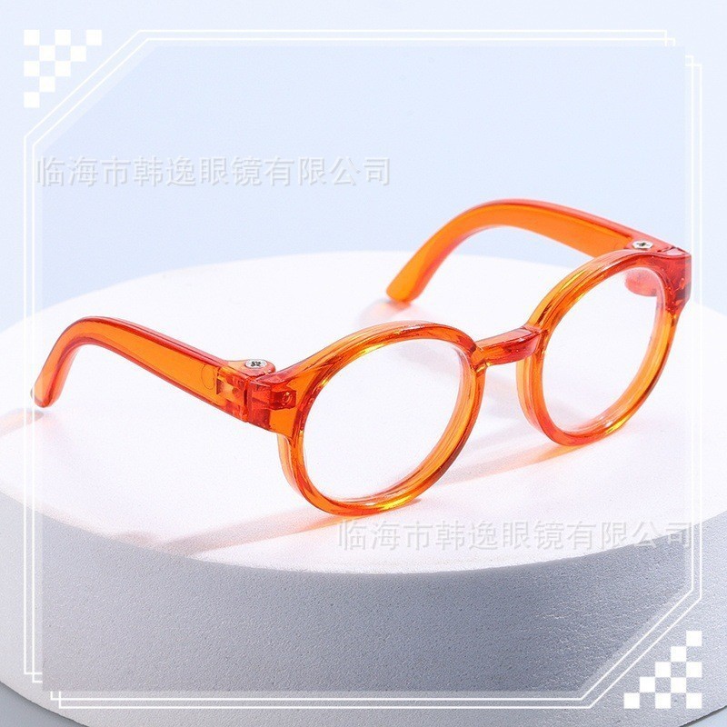 2025新款无喷labubu公仔棉花娃娃20cm/15cm明星配饰眼镜透明镜片|undefined