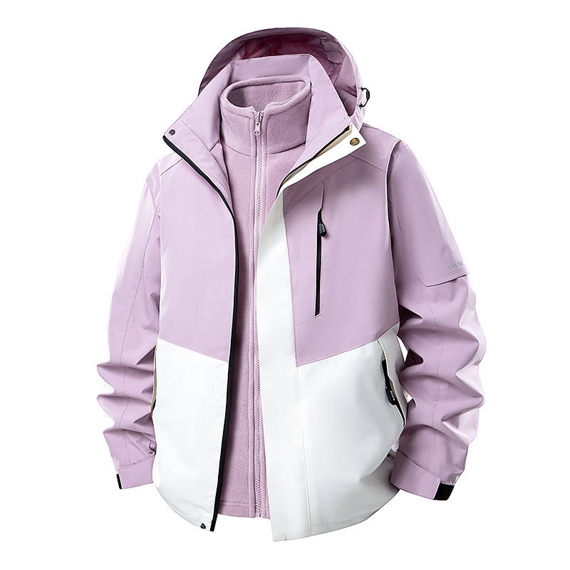 Nuevo abrigo impermeable a prueba de viento transfronterizo chaqueta interior con capuz para hombres herramientas de ropa de asalto al aire libre para mujeres