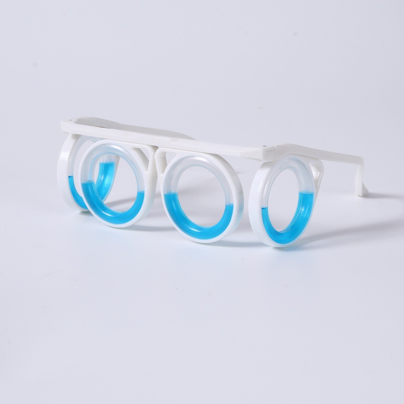 Tecnología negra Gafas anti-mareo Avión anti-mareo Gafas líquidas plegables para adultos para niños sin lentes