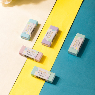 Deli 71051 Eraser Creative Cartoon Casual High School Student Supplies Color Clean Eraser Stationery Wholesale