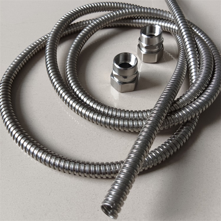 内径8mm不锈钢仪表线束保护用柔性导管304金属穿线管波纹电线