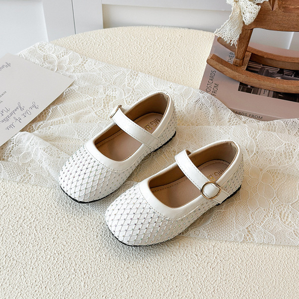 Demi-season shoes with rhinestones