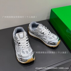 越境貿易 王一博 シルバー BV AW 厚底メッシュスニーカー レディース 25種類 カジュアル ダッドシューズ カップルモデル