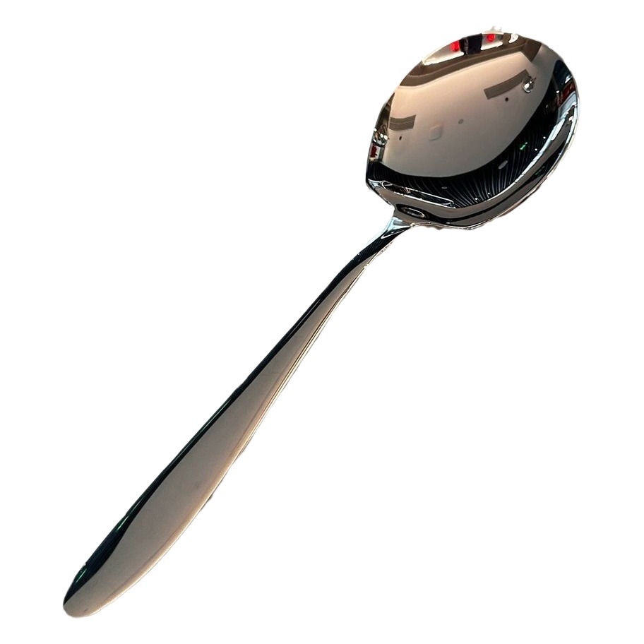 Cuchara grande de acero inoxidable cuchara cuadrada para el hogar cuchara masculina de alta gama mango largo cuchara grande cuchara vegetal cuchara engrosada