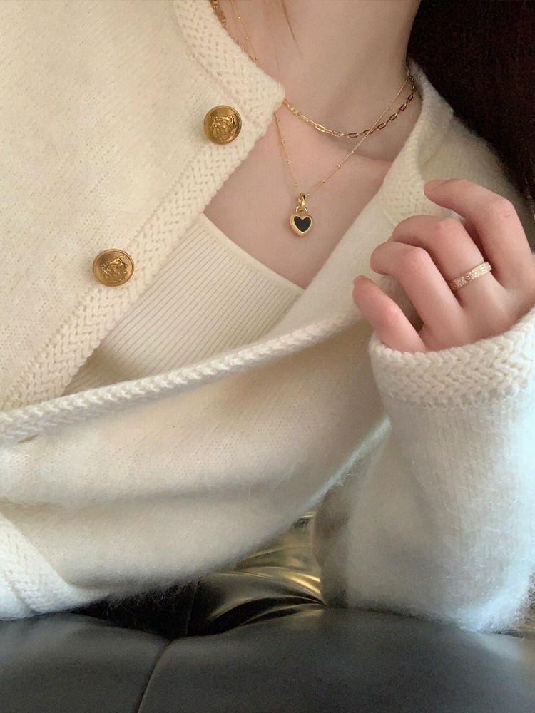 Round Neck Neckline Regular Fit Fit Type Women's Elegant Streetwear Solid Color Button Single Breasted Coat