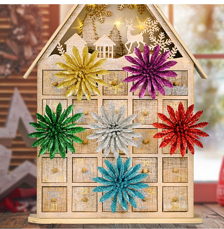 New Product Christmas Decoration Christmas Tree Decoration Christmas Simulation Flower display picture 7