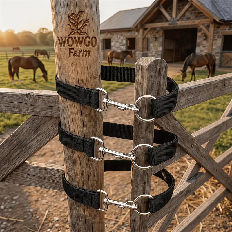 Cross-border best-selling item: Thickened horse farm/ranch door latch, horse and sheep storage door lock, single-ring lasso rope latch, horse fence.