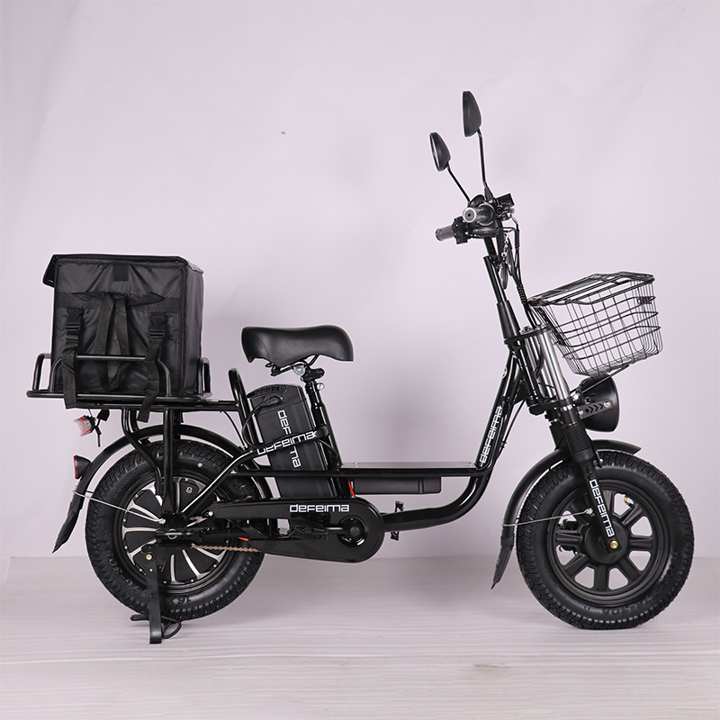 Processing Takeaway Electric Vehicle Street Food Delivery Bicycle Heavy-Duty Princess Yilan Long-Range Electric Motorcycle Battery Vehicle
