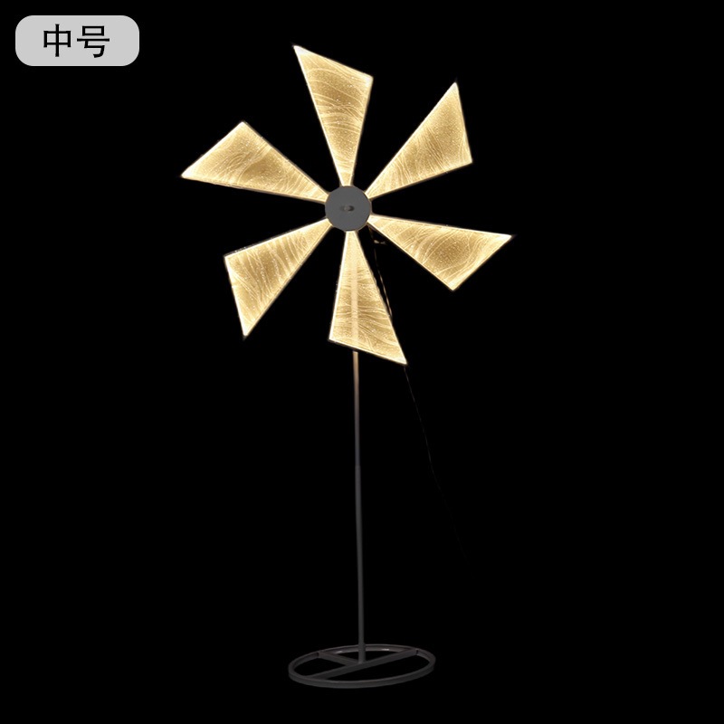 Nueva boda, molino de viento de agua brillante, accesorios de decoración de gran salón de banquetes, mejora la calidad del lugar, crea una atmósfera romántica