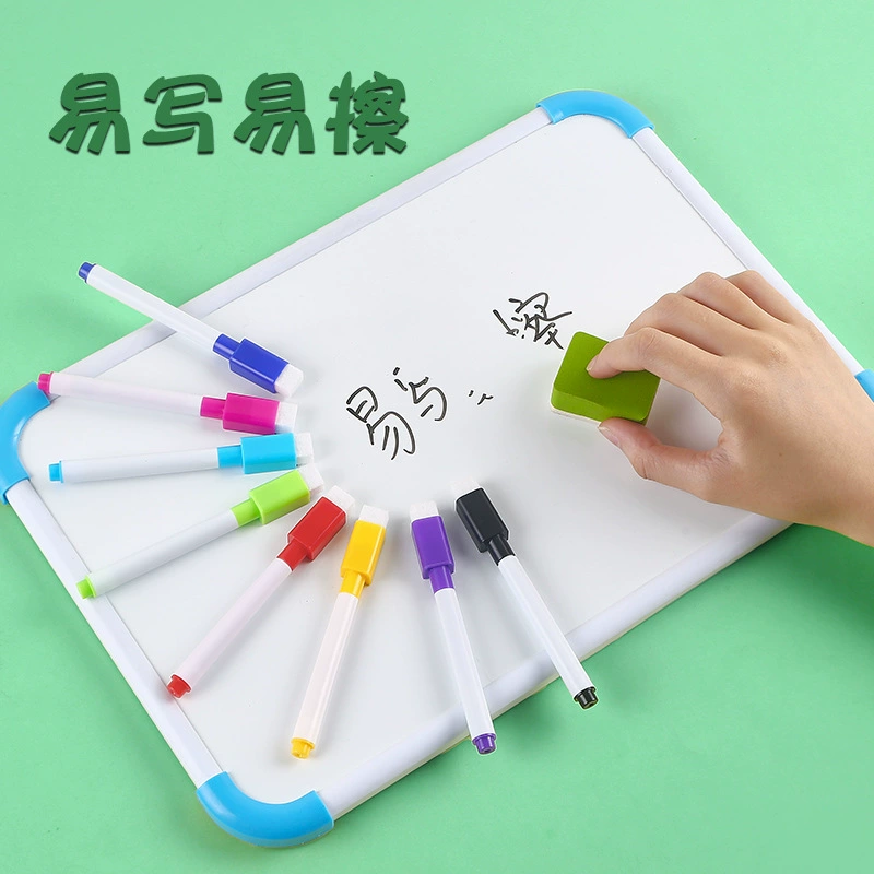 Erasable erase pen, capacious drawing board, does not fade