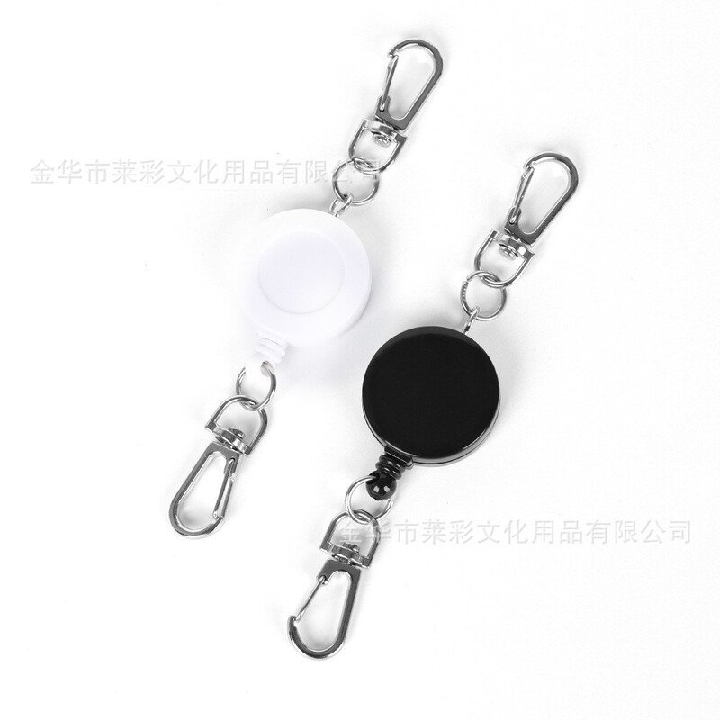 Highly Elastic Retractable Keychain, Outdoor Anti-Theft and Anti-Lost Elastic Key Ring, Mini Portable, Multi-Functional and Easy to Pull Out