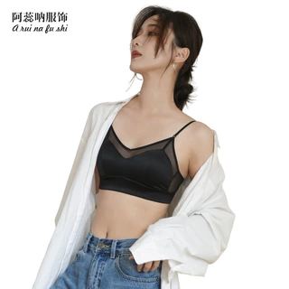 夏季高级缎面法式内衣薄款光面真丝无钢圈高端薄杯桑蚕丝文 胸夏